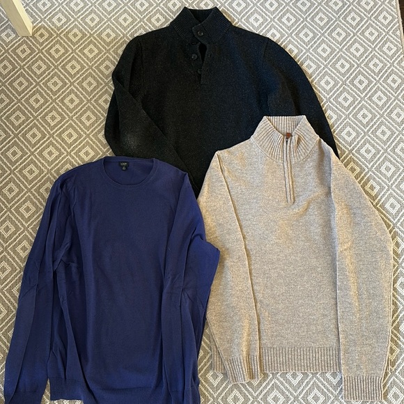 J. Crew Other - J. Crew Bundle of 3 Men’s Sweaters - all Large Talls